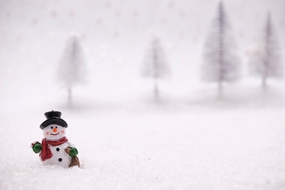 圣诞节圣诞雪人背景图片